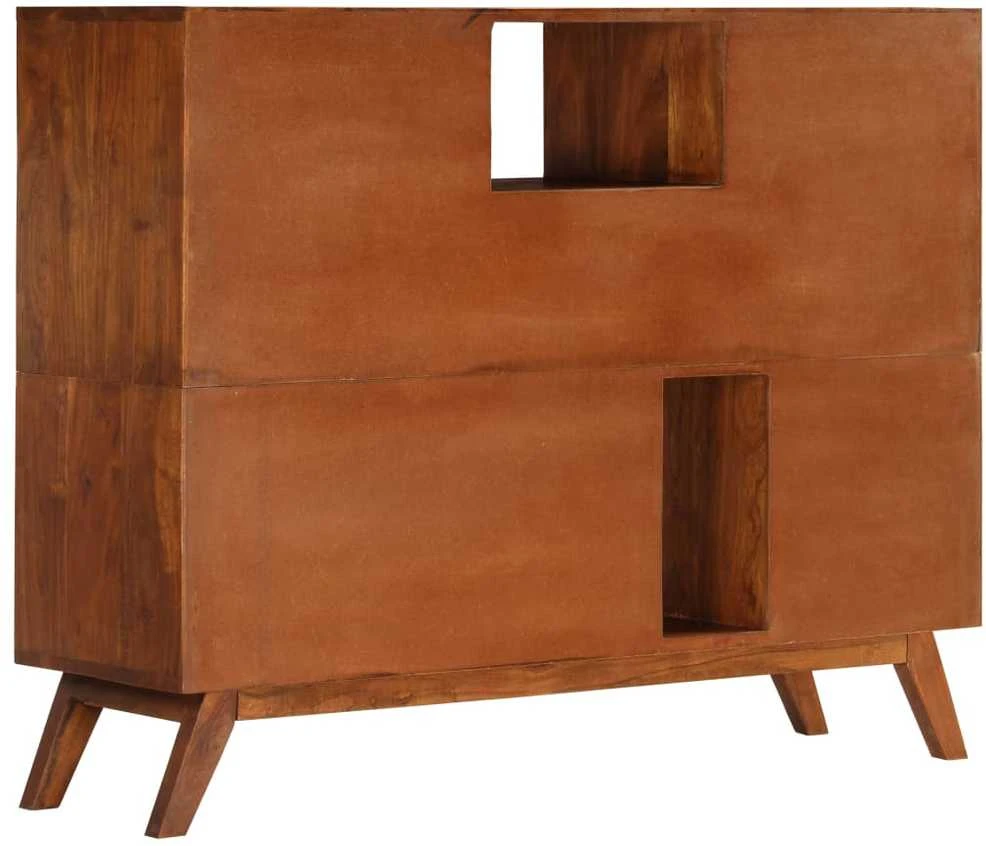 Šoninė spintelė, 115x35x86cm, akacijos medienos masyvas