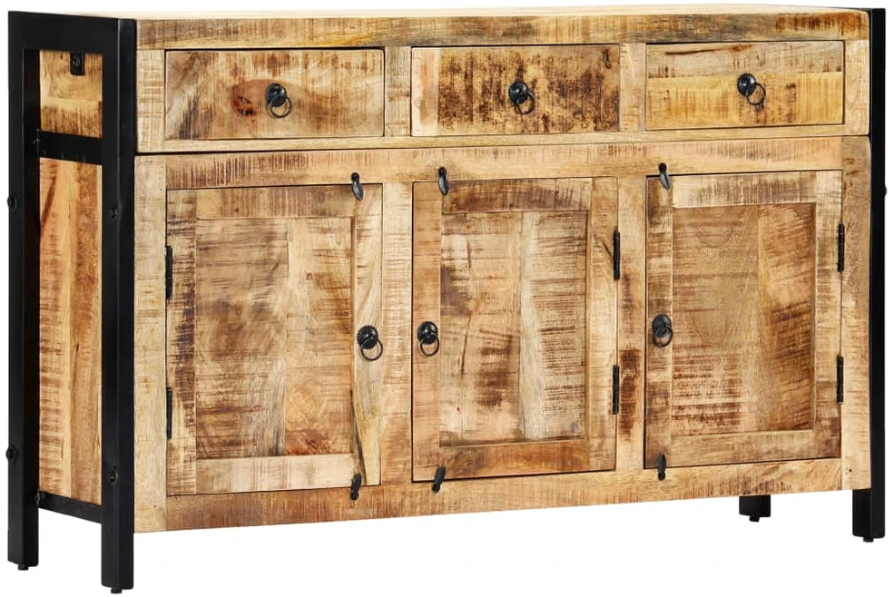 Šoninė spintelė, 120x35x76cm, mango medienos masyvas