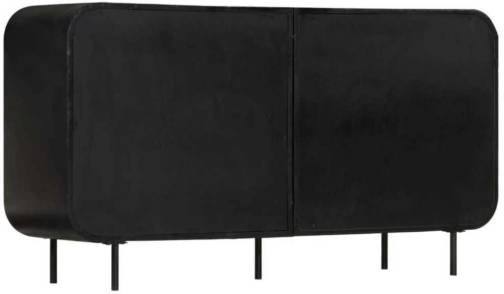Šoninė spintelė, 140x35x76cm, perdirbtos medienos masyvas