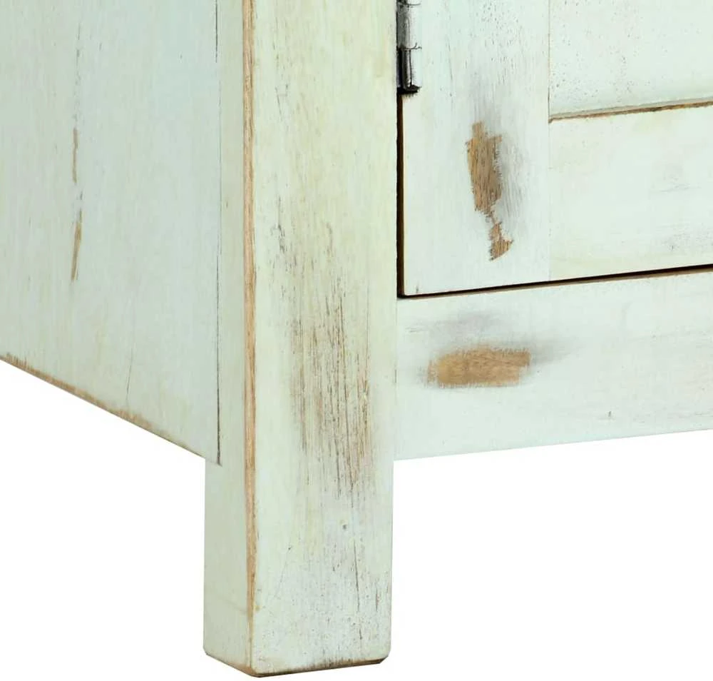 Šoninė spintelė, švies. mėl. sp., 110x35x70cm, mango med. mas.