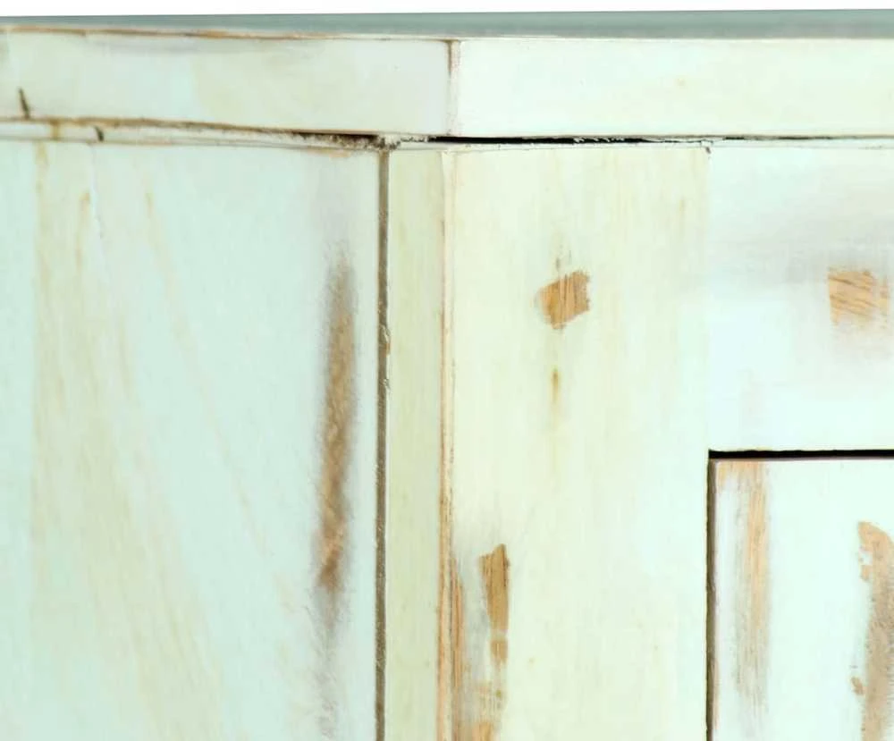 Šoninė spintelė, švies. mėl. sp., 110x35x70cm, mango med. mas.