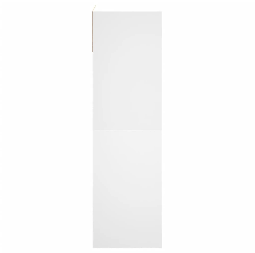 Spintelė batams, baltos spalvos, 60x34x116cm, apdirbta mediena