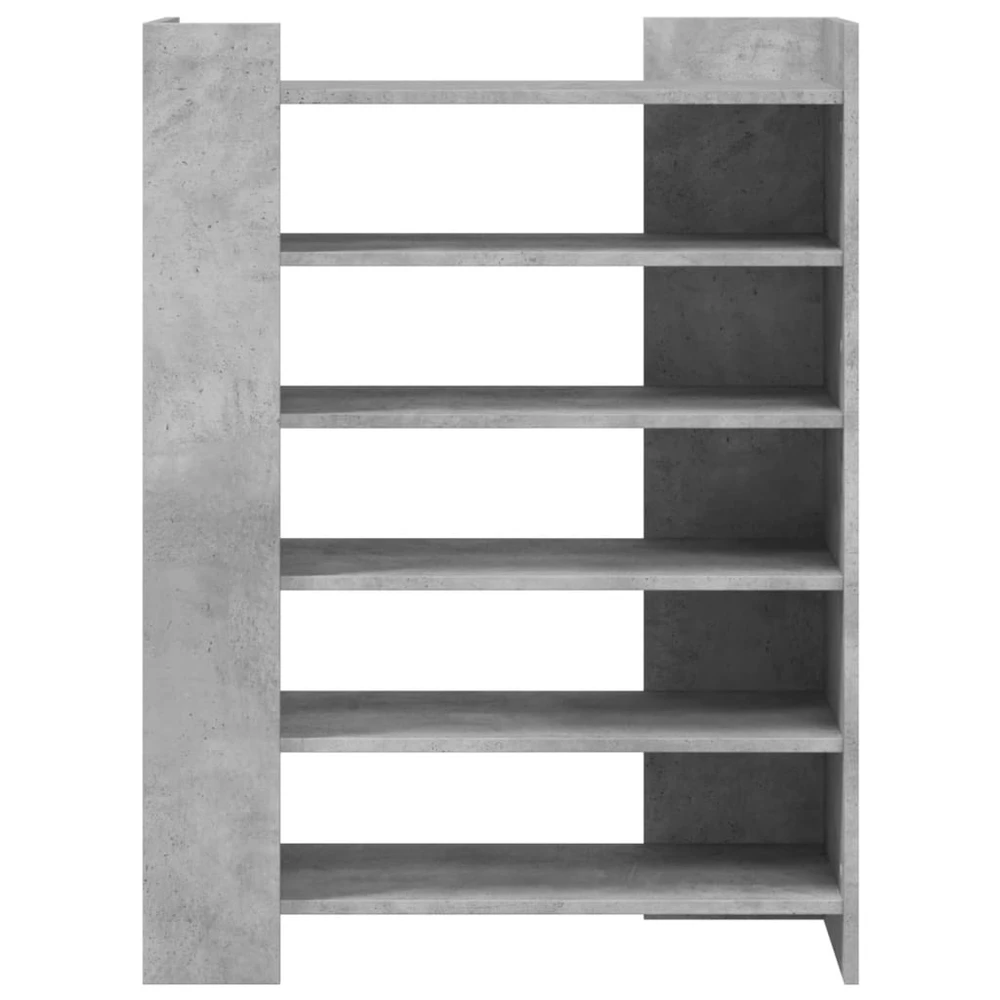 Spintelė batams, betono, 74,5x37,5x100cm, apdirbta mediena