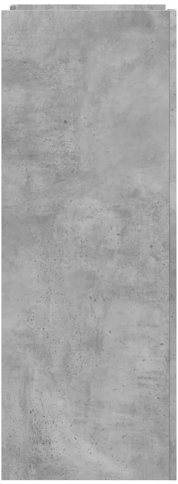 Spintelė batams, betono, 74,5x37,5x100cm, apdirbta mediena