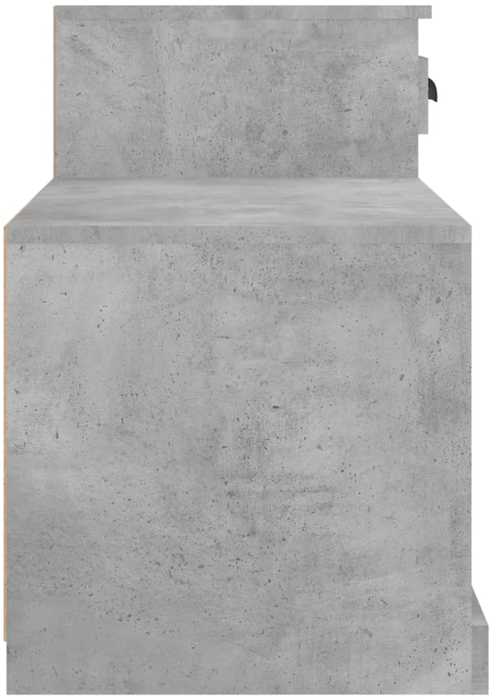 Spintelė batams, betono pilka, 100x42x60cm, apdirbta mediena