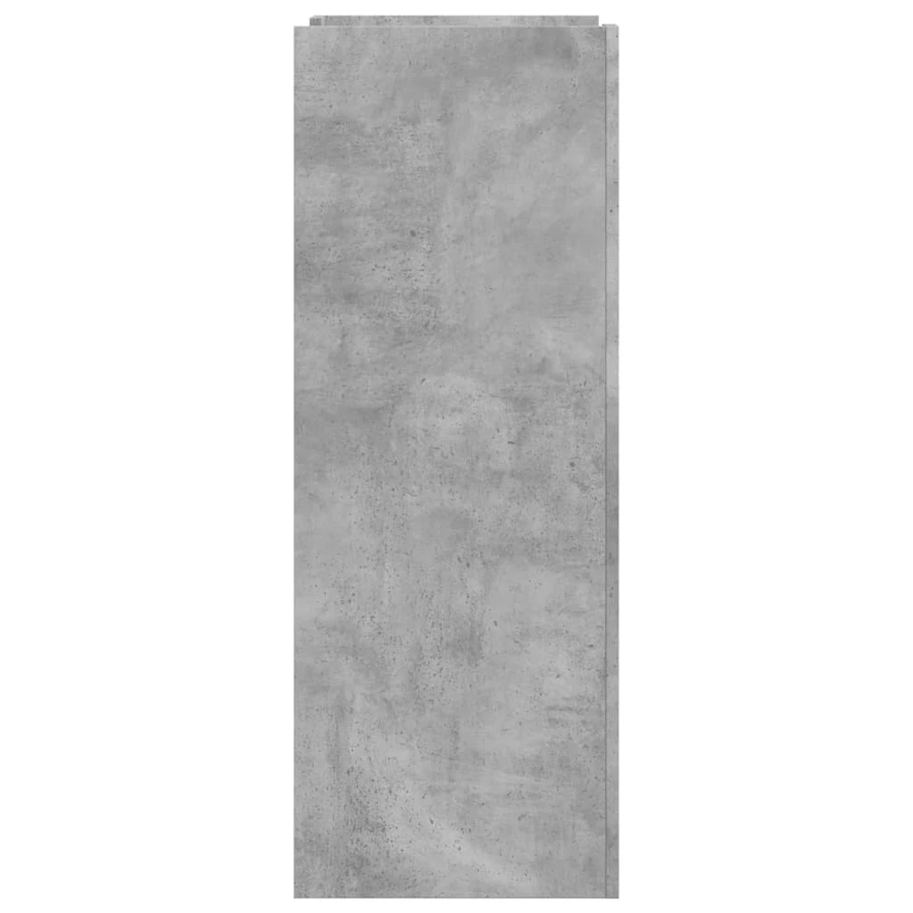 Spintelė batams, betono pilka, 52x37,5x100cm, apdirbta mediena