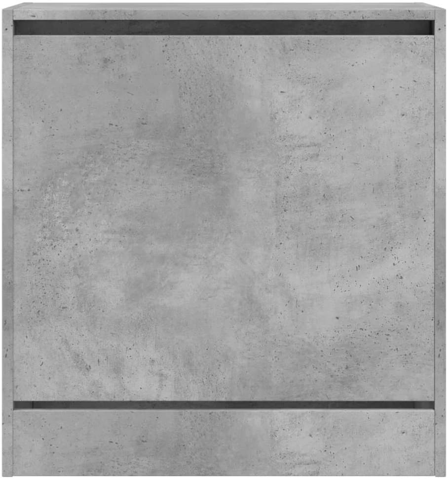 Spintelė batams, betono pilka, 60x34x63,5cm, apdirbta mediena