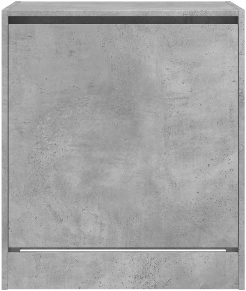 Spintelė batams, betono pilka, 60x42x69cm, apdirbta mediena