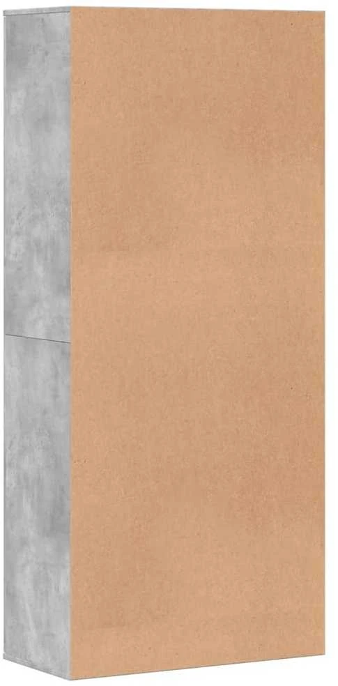 Spintelė batams, betono pilka, 80x39x178cm, MDP