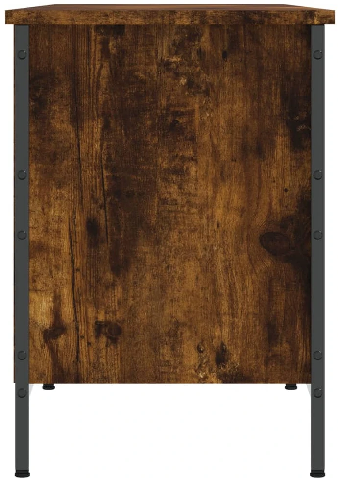 Spintelė batams, dūminio ąžuolo, 131x35x50cm, apdirbta mediena