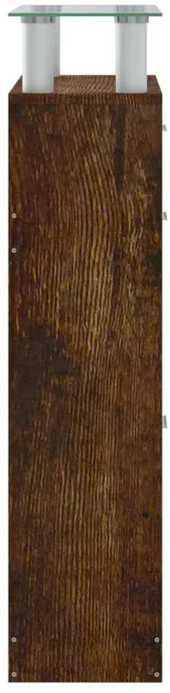 Spintelė batams, dūminio ąžuolo, 63x24x104cm, apdirbta mediena