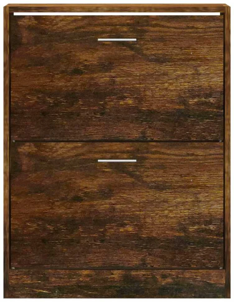 Spintelė batams, dūminio ąžuolo, 63x24x81cm, apdirbta mediena