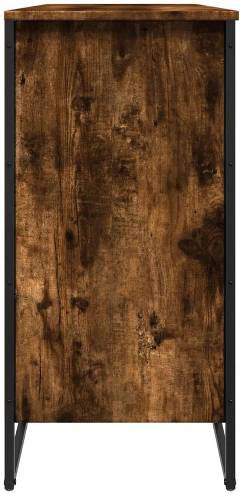 Spintelė batams, dūminio ąžuolo, 80x38x78cm, apdirbta mediena