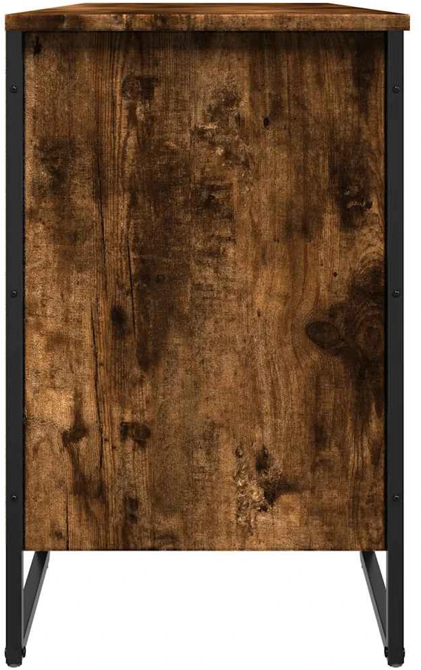 Spintelė batams, dūminio ąžuolo, 90x38x61,5cm, apdirbta mediena