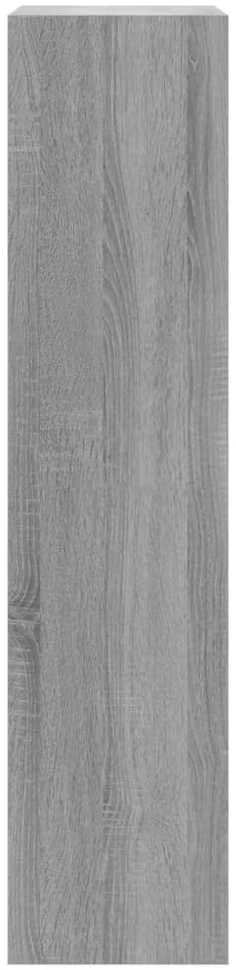 Spintelė batams, pilka ąžuolo, 63x24x103cm, apdirbta mediena