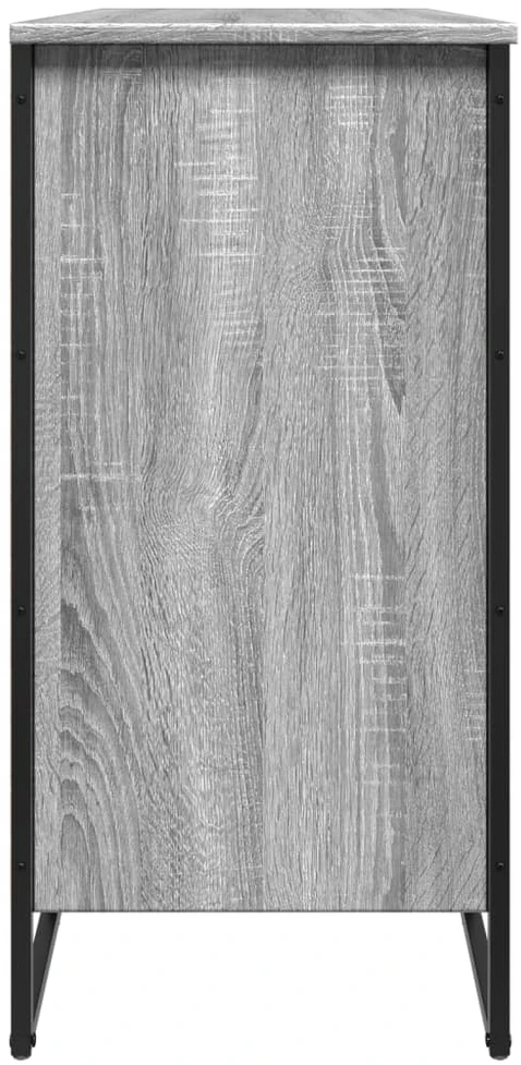 Spintelė batams, pilka ąžuolo, 80x38x78cm, apdirbta mediena