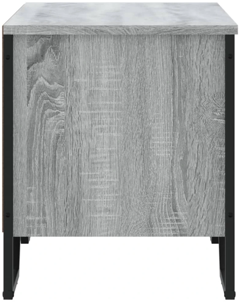 Spintelė batams, pilka ąžuolo, 90x38x45,5cm, apdirbta mediena