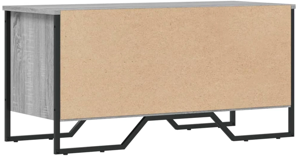 Spintelė batams, pilka ąžuolo, 90x38x45,5cm, apdirbta mediena