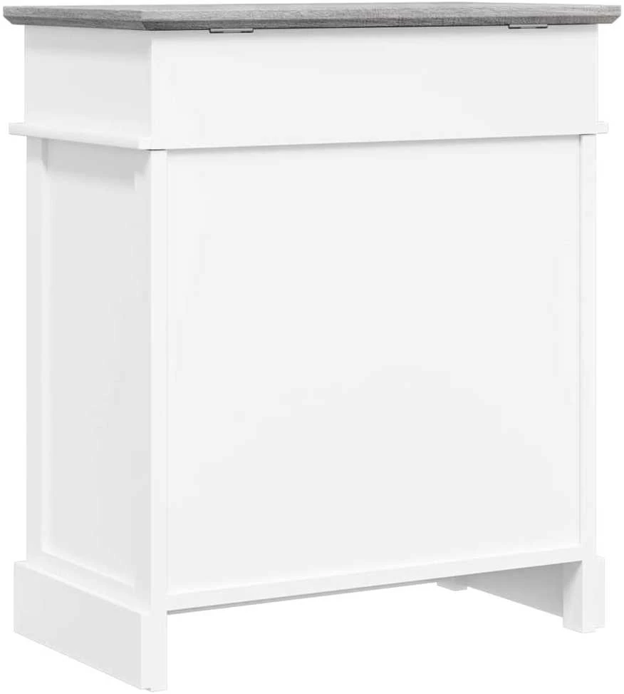 Spintelė batams, pilkos sp., 50x28x58cm, paulovnijos mediena