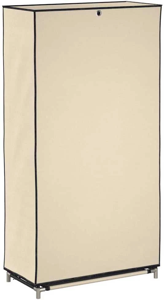Spintelė batams su apdangalu, kreminės sp., 58x28x106cm, aud.