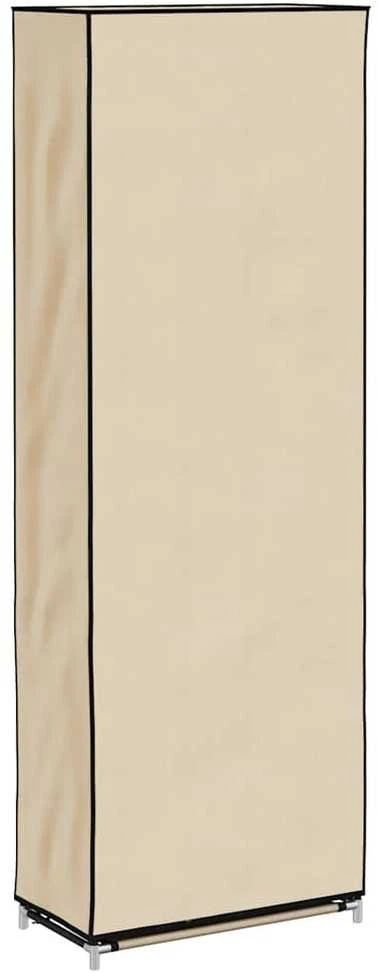 Spintelė batams su apdangalu, kreminės sp., 57x29x162cm, aud.