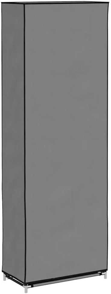 Spintelė batams su apdangalu, pilkos sp., 57x29x162cm, aud.