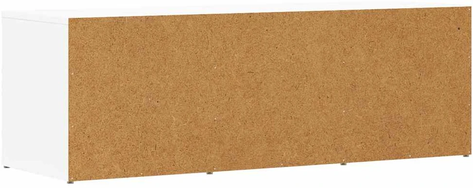 Spintelė batams-suoliukas, baltas, 105x35x35cm apdirbta mediena