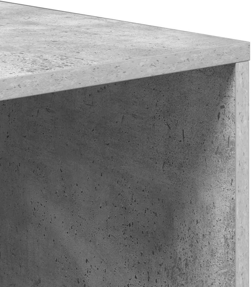 Spintelė batams-suoliukas, betono pilka, 105x35x35cm, mediena