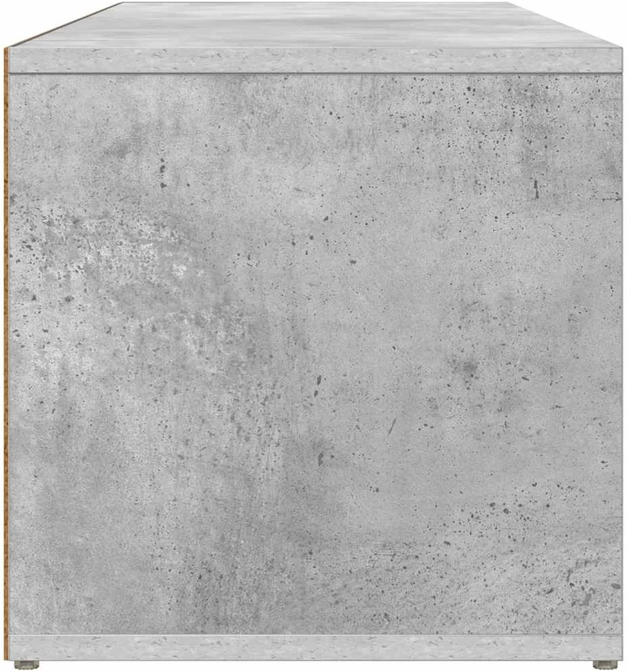 Spintelė batams-suoliukas, betono pilka, 105x35x35cm, mediena