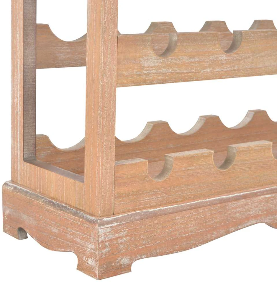 Spintelė vynui, rudos spalvos, 70x22,5x70,5cm, MDF