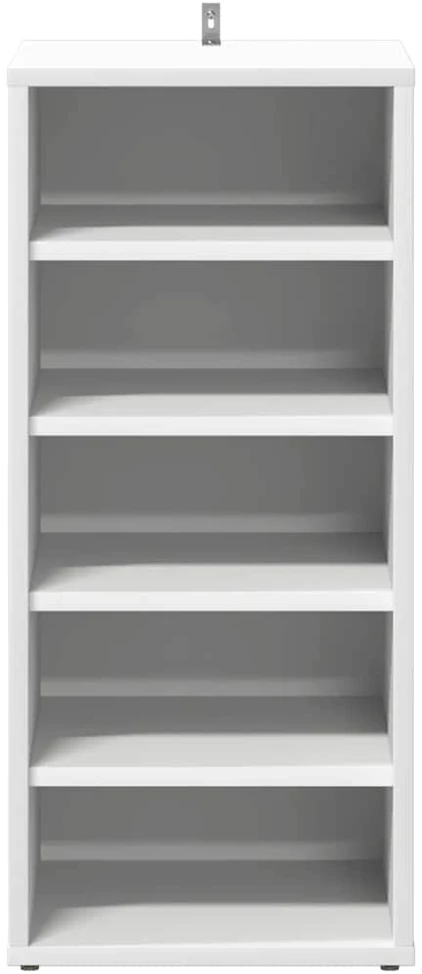 Spintelės batams, 2vnt., baltos, 31,5x35x70cm, apdirbta mediena