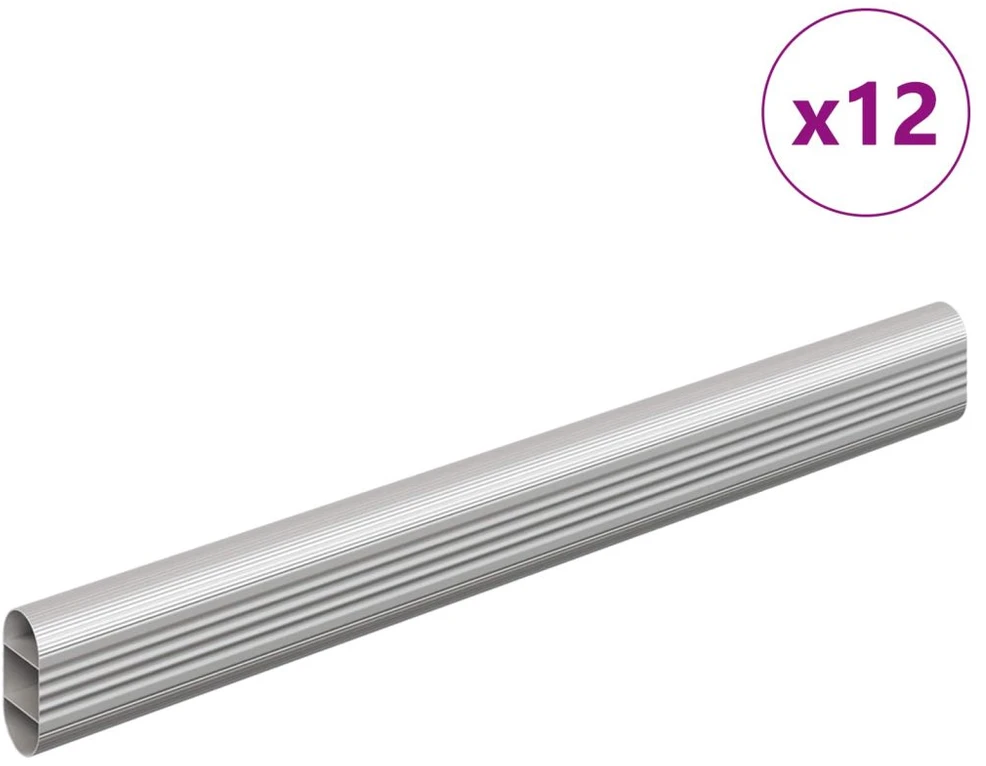 Spintos strypas 12 vnt. Sidabro 264 x 15 x 29 mm