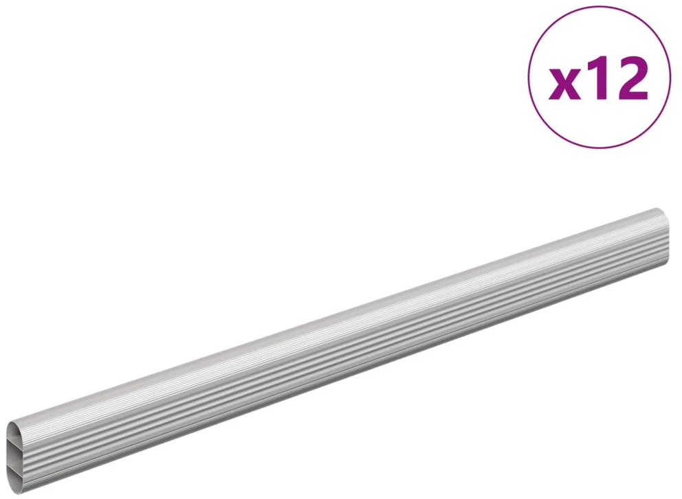 Spintos strypas 12 vnt. Sidabro 371,5 x 15 x 29 mm