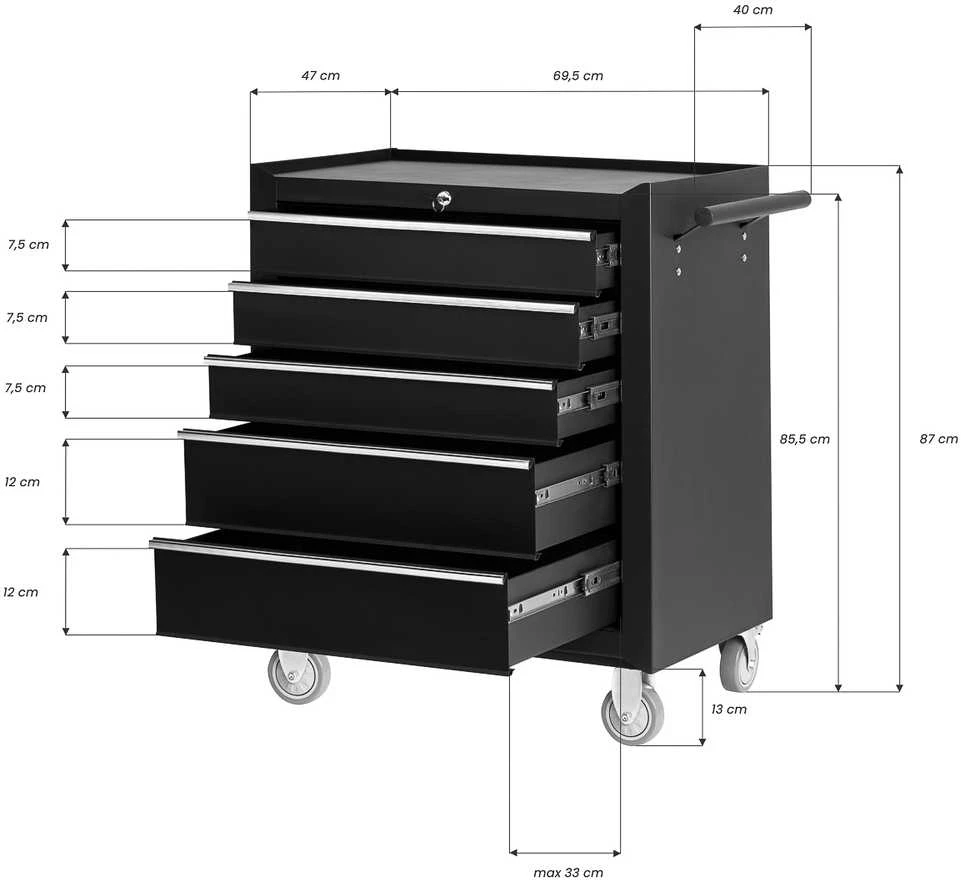 Activeshop Staliukas tatuiruočių meistrams Pro Ink 005 juodas