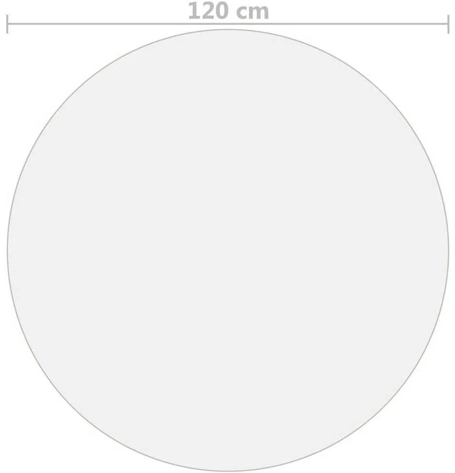 Stalo apsauga, permatoma, 120cm skersmens, 2mm, PVC