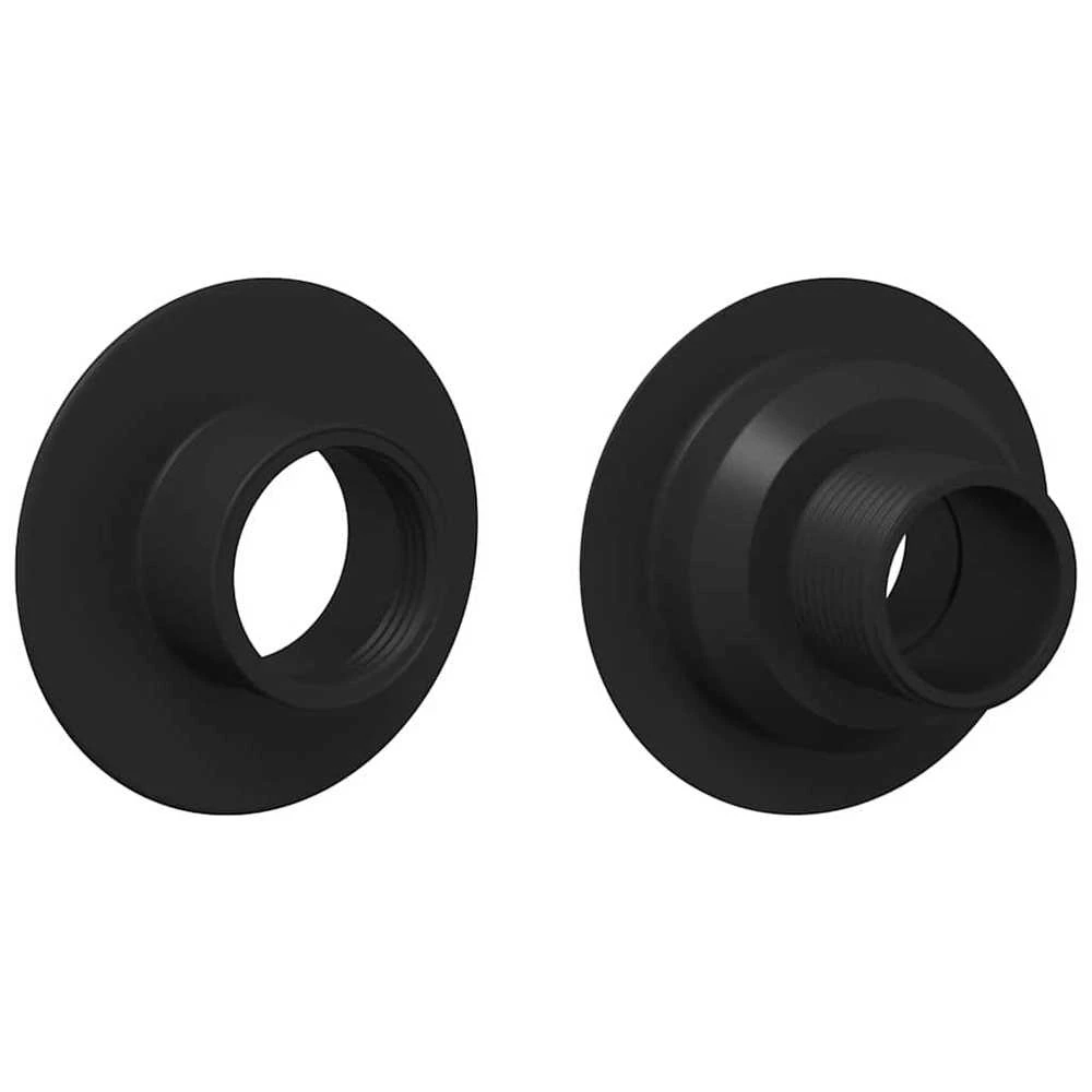 Stalo futbolo guoliai 10 vnt. Juoda 5 x 5 x 2,8 cm PP