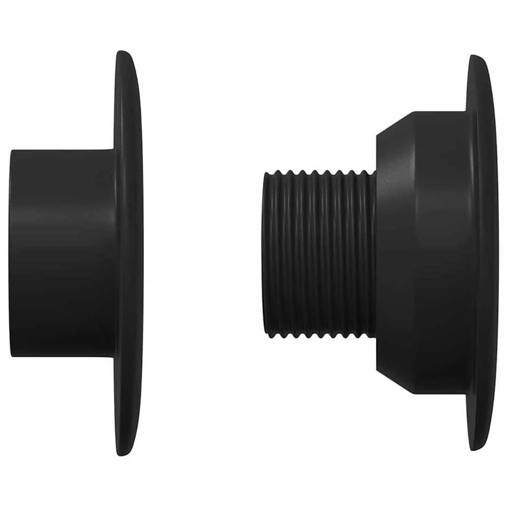 Stalo futbolo guoliai 10 vnt. Juoda 5 x 5 x 2,8 cm PP