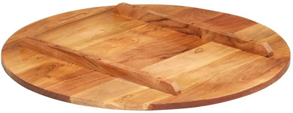 Stalviršis, 60cm, akacijos medienos masyvas, apskritas, 15–16mm