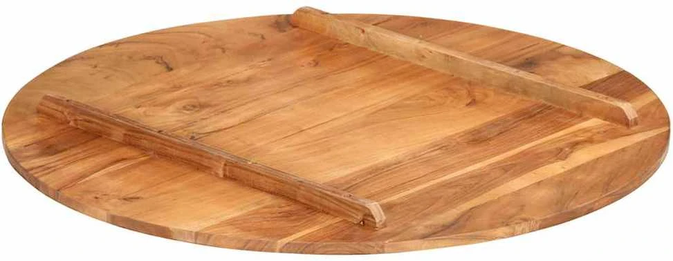 Stalviršis, 80cm, akacijos medienos masyvas, apskritas, 15–16mm