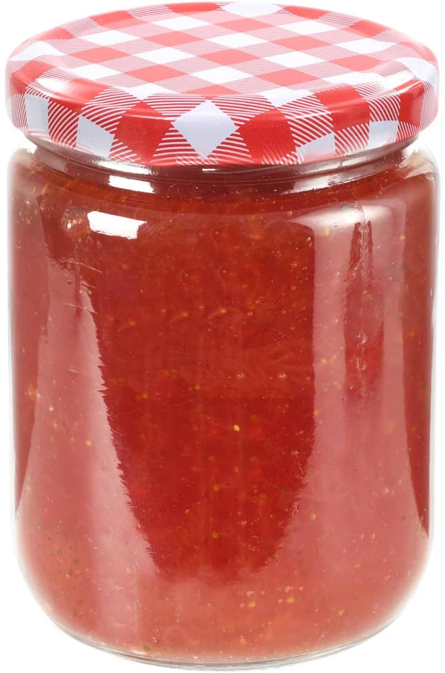 Stikl. stikl. uog. su balt. ir raud. sp. dangt., 96vnt., 230ml