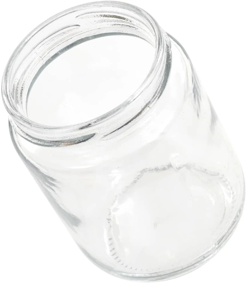 Stikl. stiklainiai uogienei su raud. sp. dangt., 48vnt., 230ml