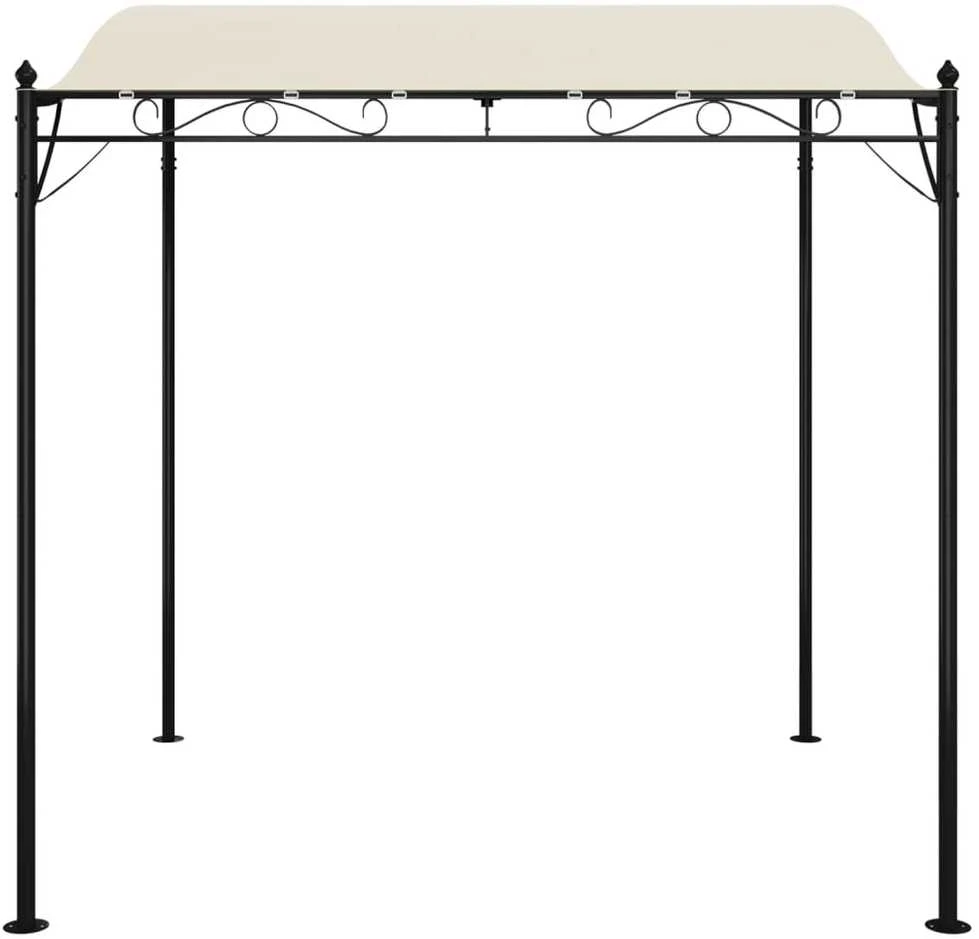 Stoginė, kreminės spalvos, 2x2,3m, audinys ir plienas, 180g/m²