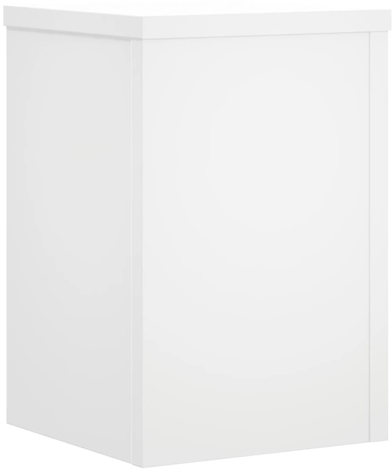 Stovai augalams, 2vnt., balti, 20x20x30cm, apdirbta mediena