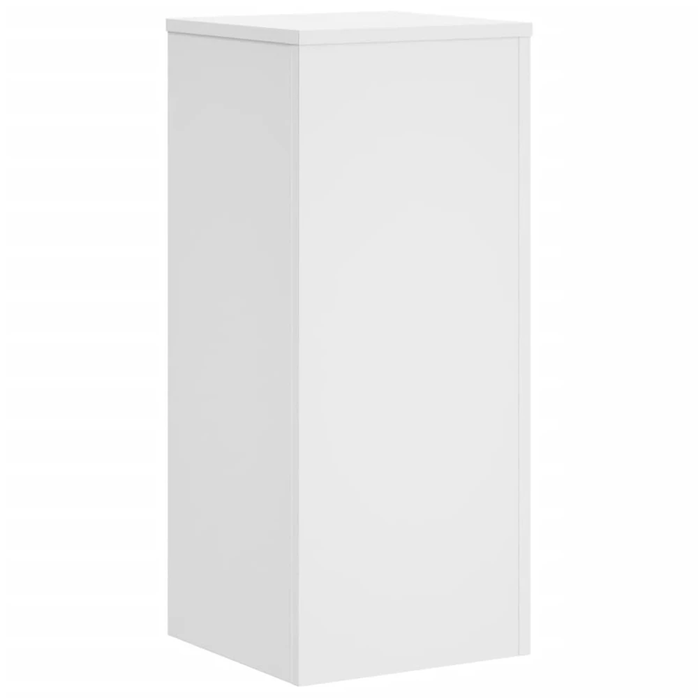 Stovai augalams, 2vnt., balti, 30x30x70cm, apdirbta mediena