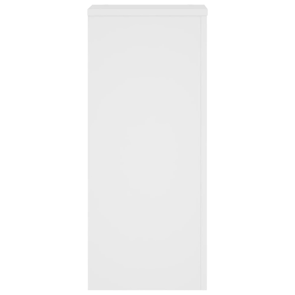 Stovai augalams, 2vnt., balti, 30x30x70cm, apdirbta mediena