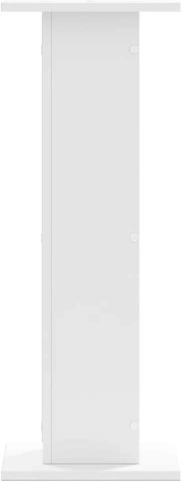 Stovai augalams, 2vnt., balti, 30x30x80cm, apdirbta mediena