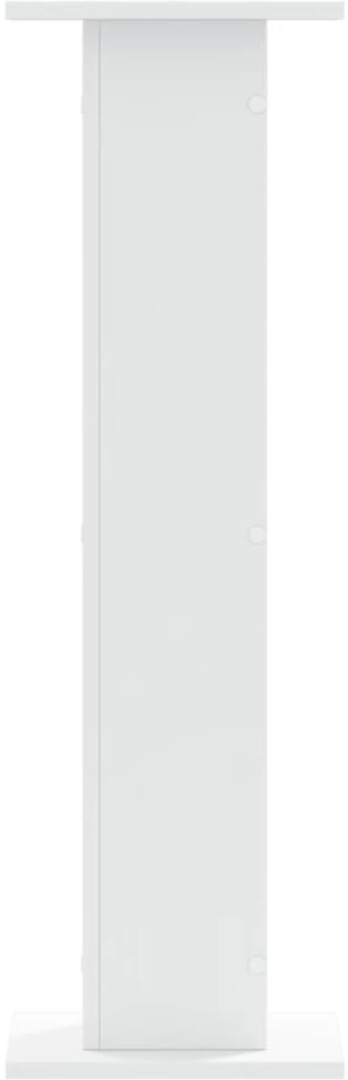 Stovai augalams, 2vnt., balti, 30x30x95cm, apdirbta mediena