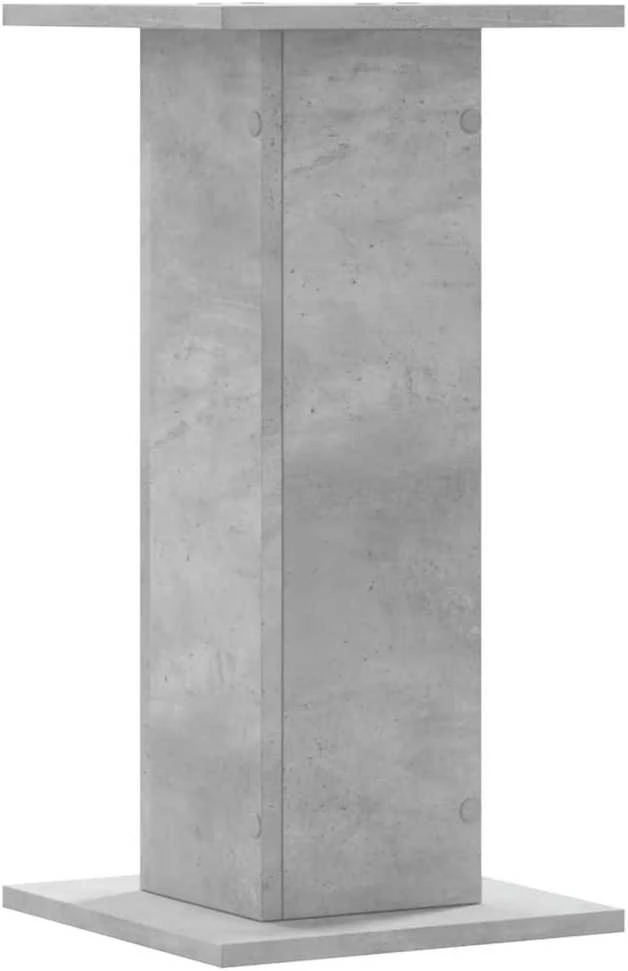Stovai augalams, 2vnt., betono, 30x30x60cm, apdirbta mediena