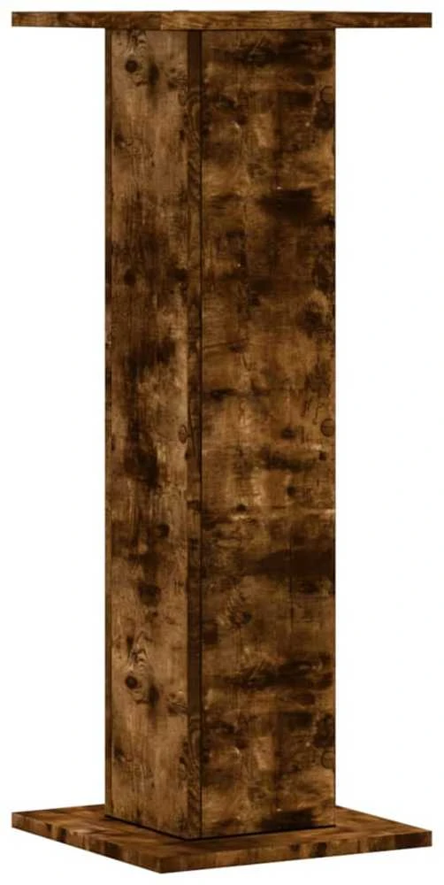 Stovai augalams, 2vnt., dūminiai, 30x30x80cm, apdirbta mediena