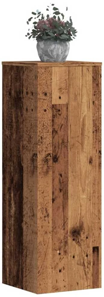 Stovai augalams, 2vnt., medienos, 33x33x100cm, mediena